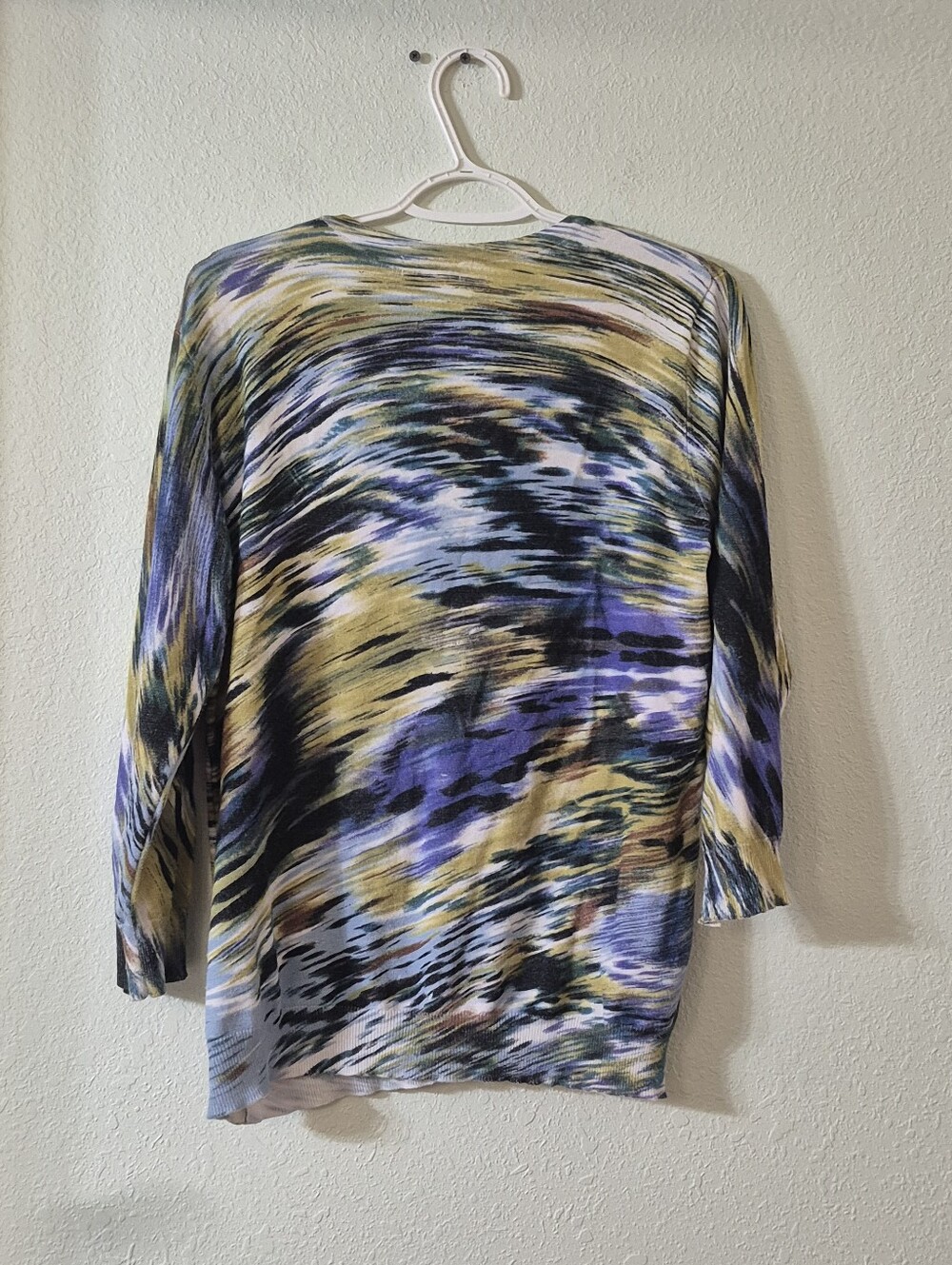 Joseph Multicolor Abstract-Print Button-Front Top - Picture 2 of 2